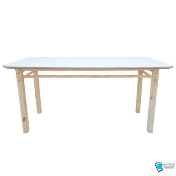 MESA RETANGULAR INFANTIL DE MADEIRA RESISTENTE MEGASTORE MARQUES 07